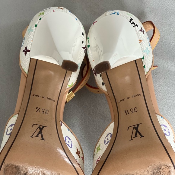 Auth Louis Vuitton Japanese Pop Artist Takashi Murakami LV monogram toile size 6 - Picture 9 of 16